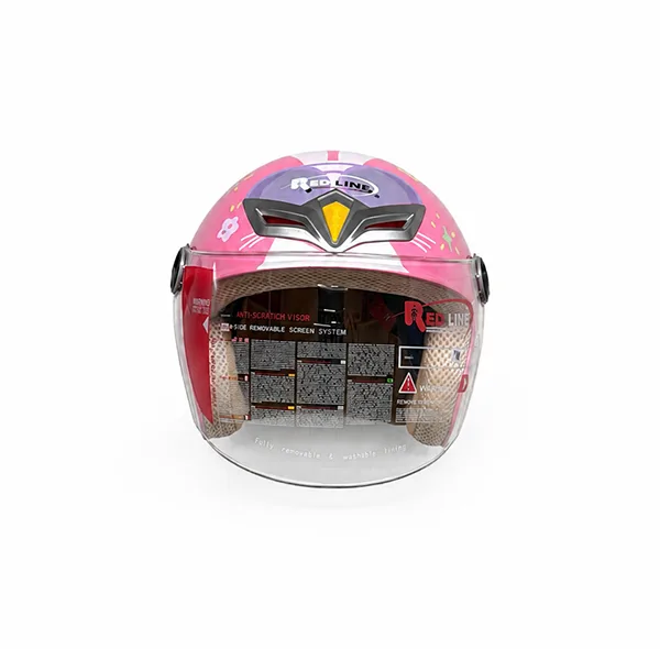 کلاه کاسکت ردلاین مدل 908 BRIGHT PINK /Rabbit
