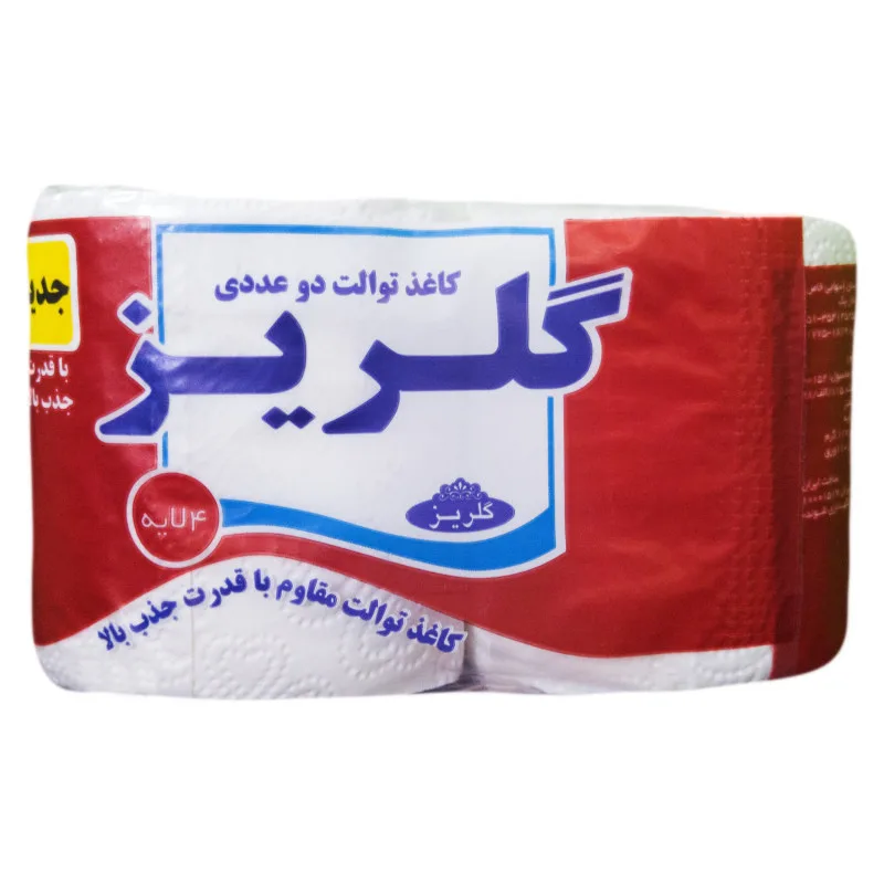 دستمال توالت گلریز مدل B10 ده بسته 2 عددی