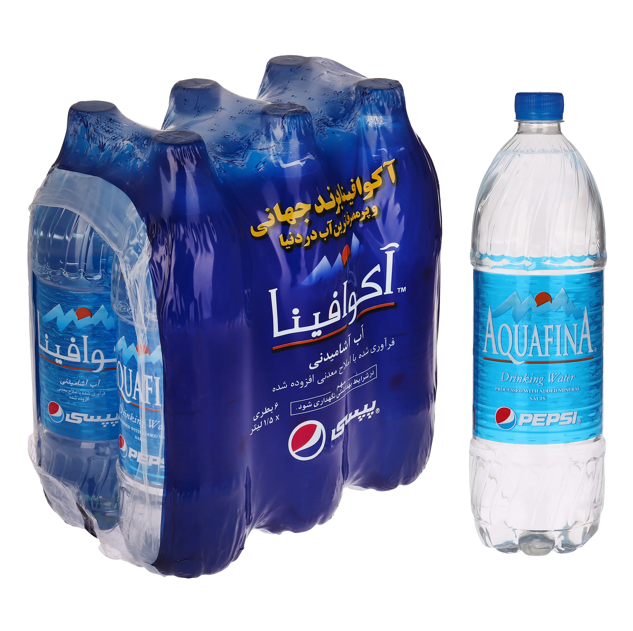 آب معدنی آکوافینا - 1.5 لیتر بسته 6 عددی