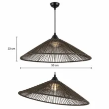 لوستر بافتنی طرح مخروطی کد 067