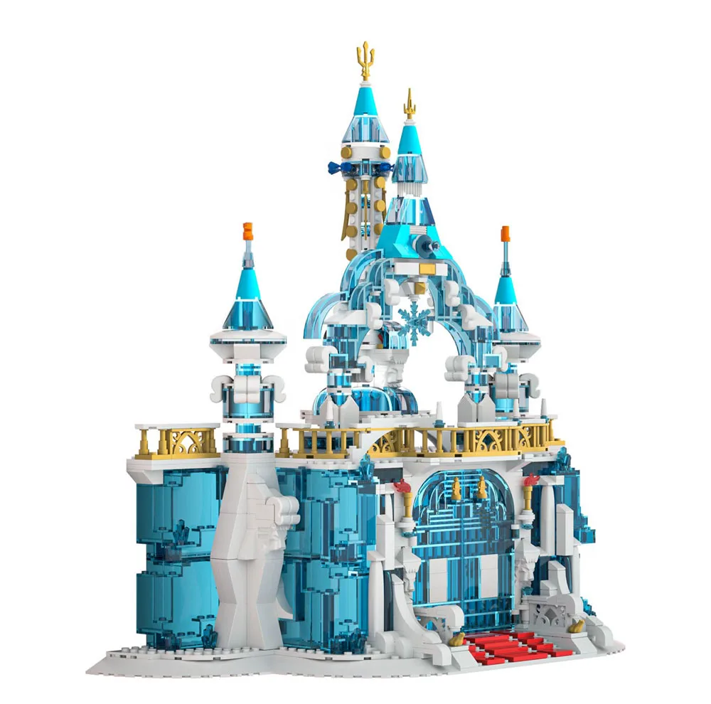 ساختنی مولد کینگ مدل قلعه یخی فروزن Frozen