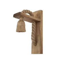چراغ دیواری مدل چوبی کنفی کد ED004WL