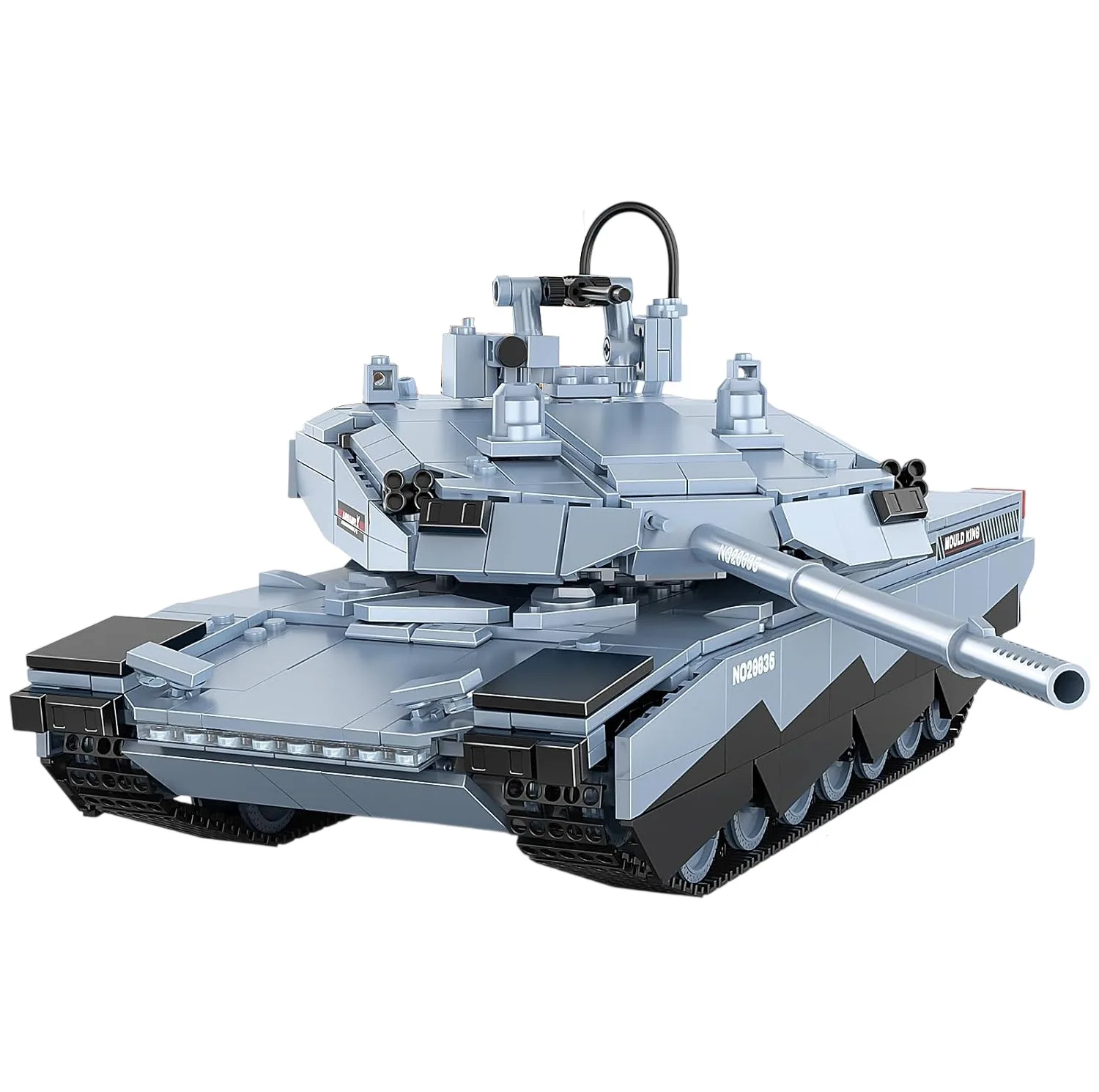 ساختنی 1192 تکه مولد کینگ مدل 20036 تانک ABRAMS-X