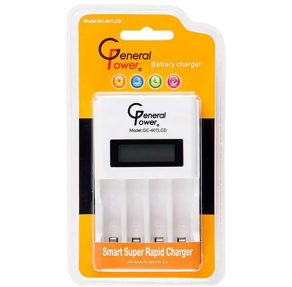 شارژر باتری جنرال پاور مدل GC-407LCD