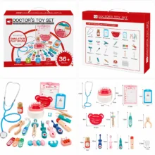 ست اسباب بازی تجهیزات پزشکی مدل Wooden Dentist Kit