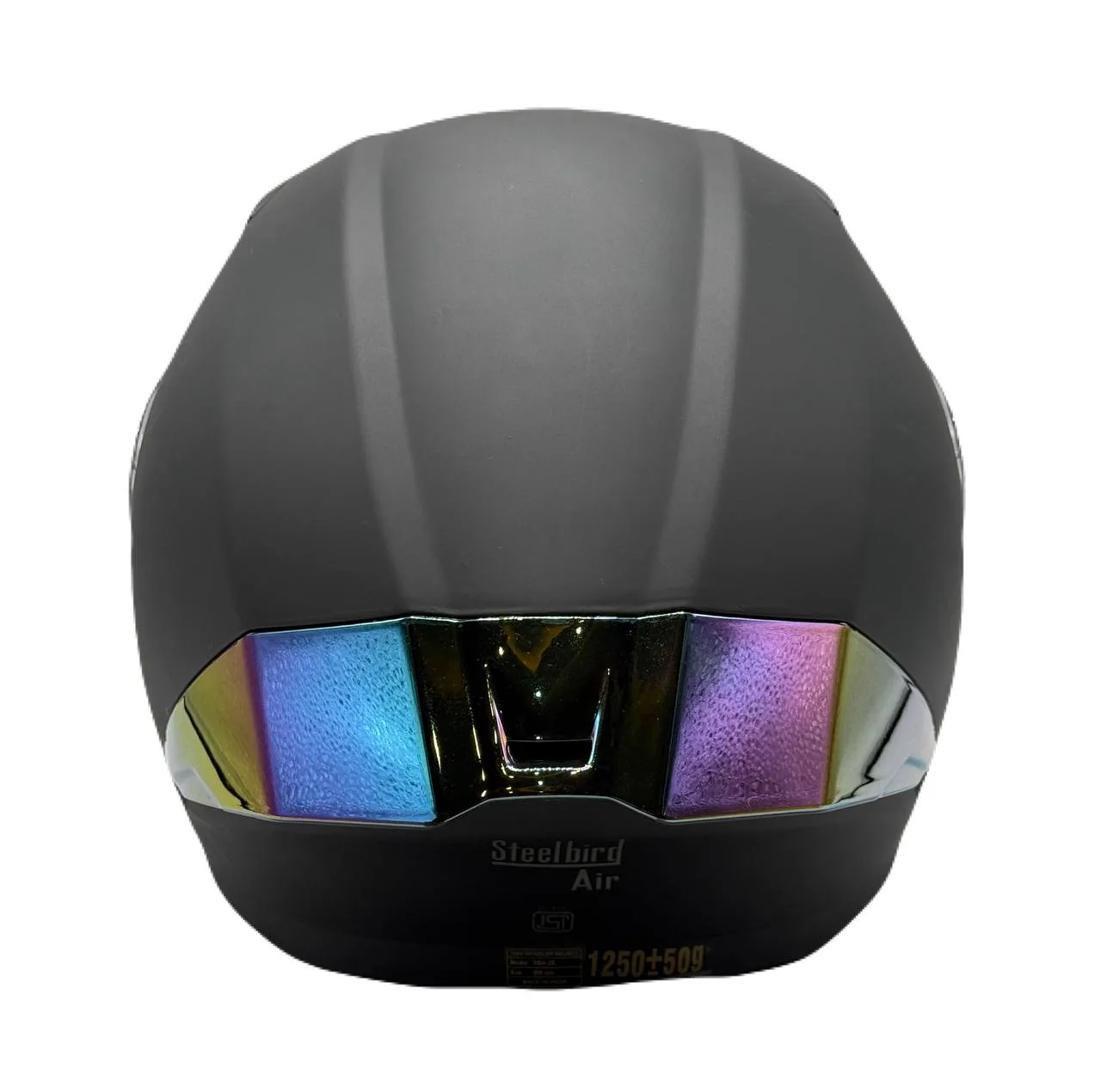 کلاه کاسکت فک متحرک استیل برد مدل SB21 BLACK به همراه طلق اضافه رنگی