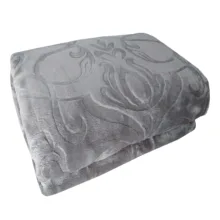 پتو نرمینه بافت مدل نرمین الوان برجسته پلی‌استر یک نفره 220x160 سانتی‌متر