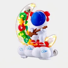 اسباب بازی مدل آدم فضایی چرخ دنده ای طرح ماه کد YJ-3044