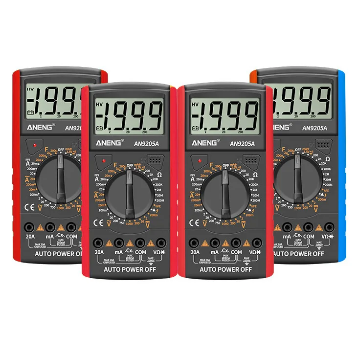 مولتی متر دیجیتال آننگ مدل AN9205A کد RED