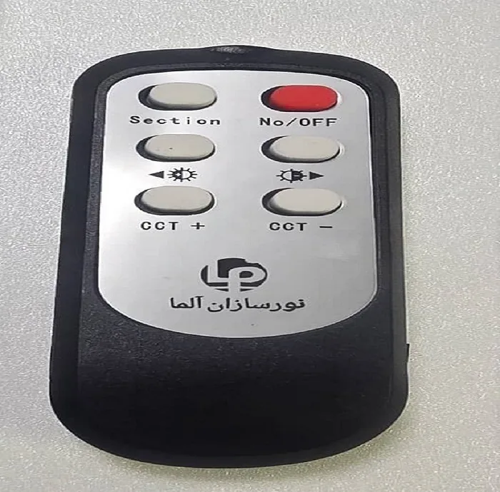 چراغ سقفی 100 وات نورسازان آلما مدل ریموت دار کریستالی کد N801