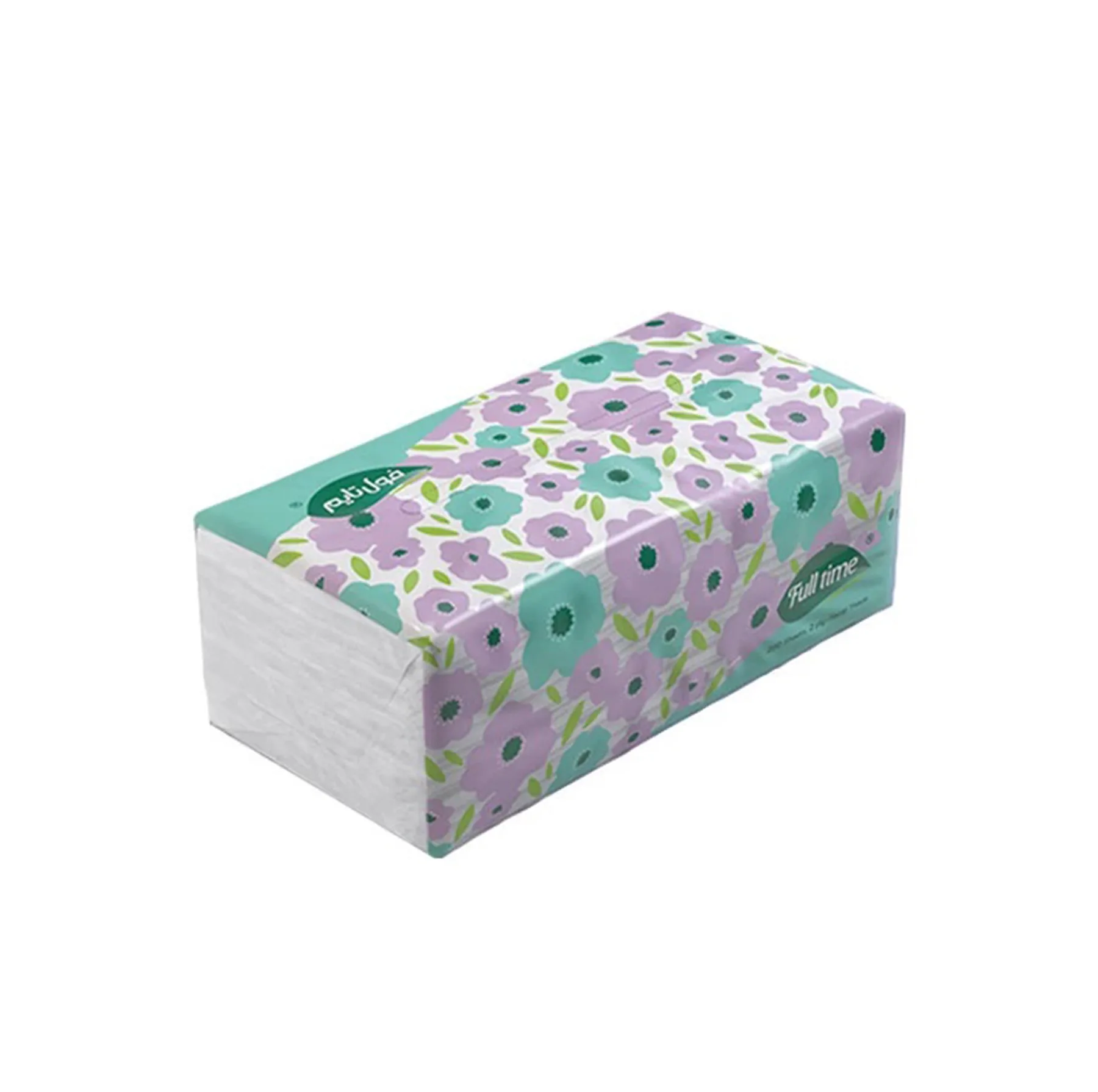 دستمال کاغذی فول تایم مدل دولایه 250 برگ بسته 4 عددی