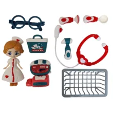 ست اسباب بازی تجهیزات پزشکی مدل Mini Medical Set مجموعه 17 عددی