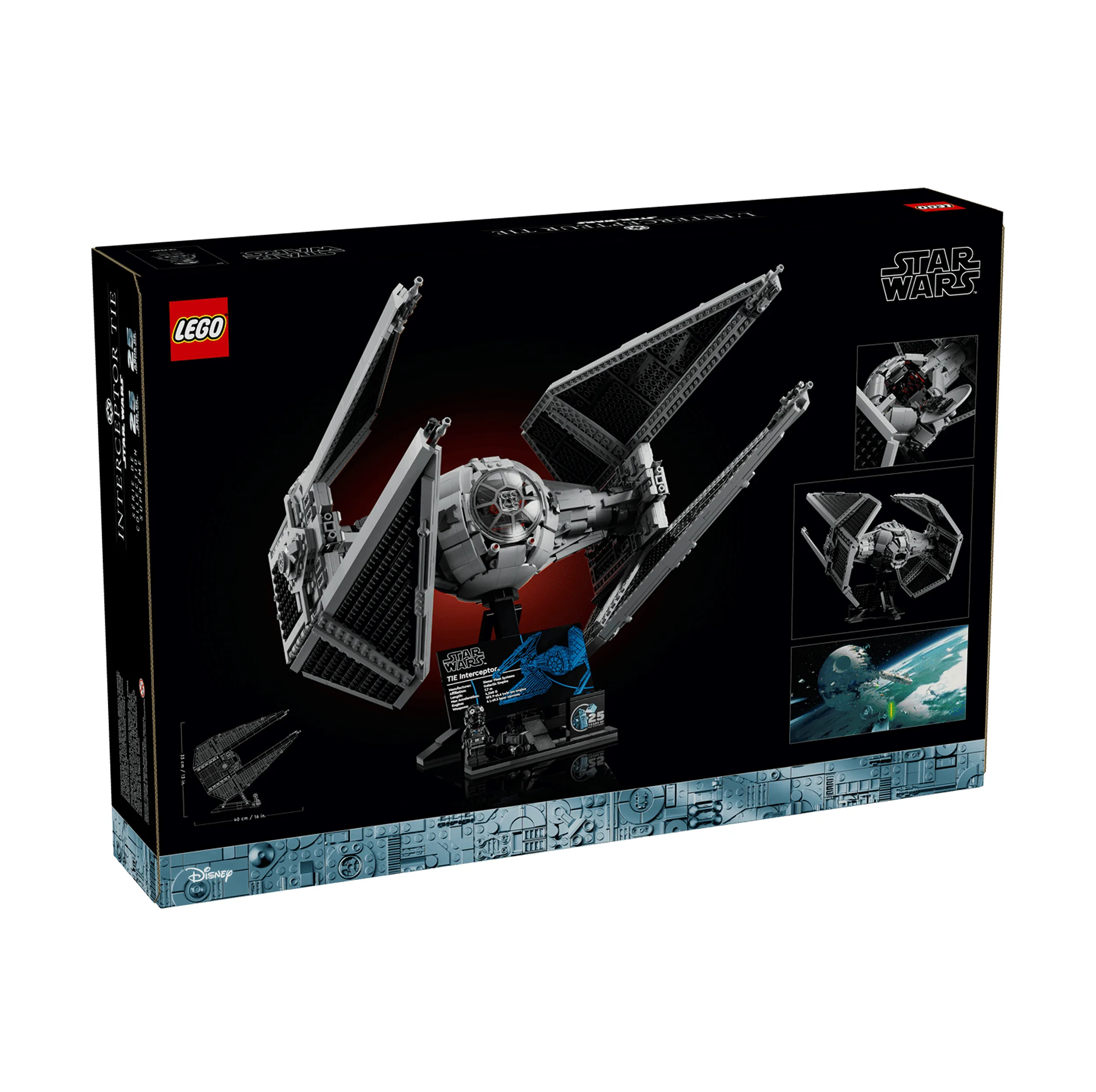 لگو 1931 تکه سری Star Wars مدل TIE Interceptor کد 75382