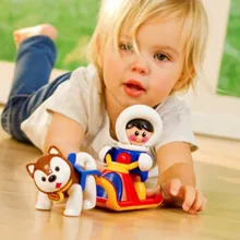 اسباب بازی تولو مدل دختر سورتمه سوار کد 87422