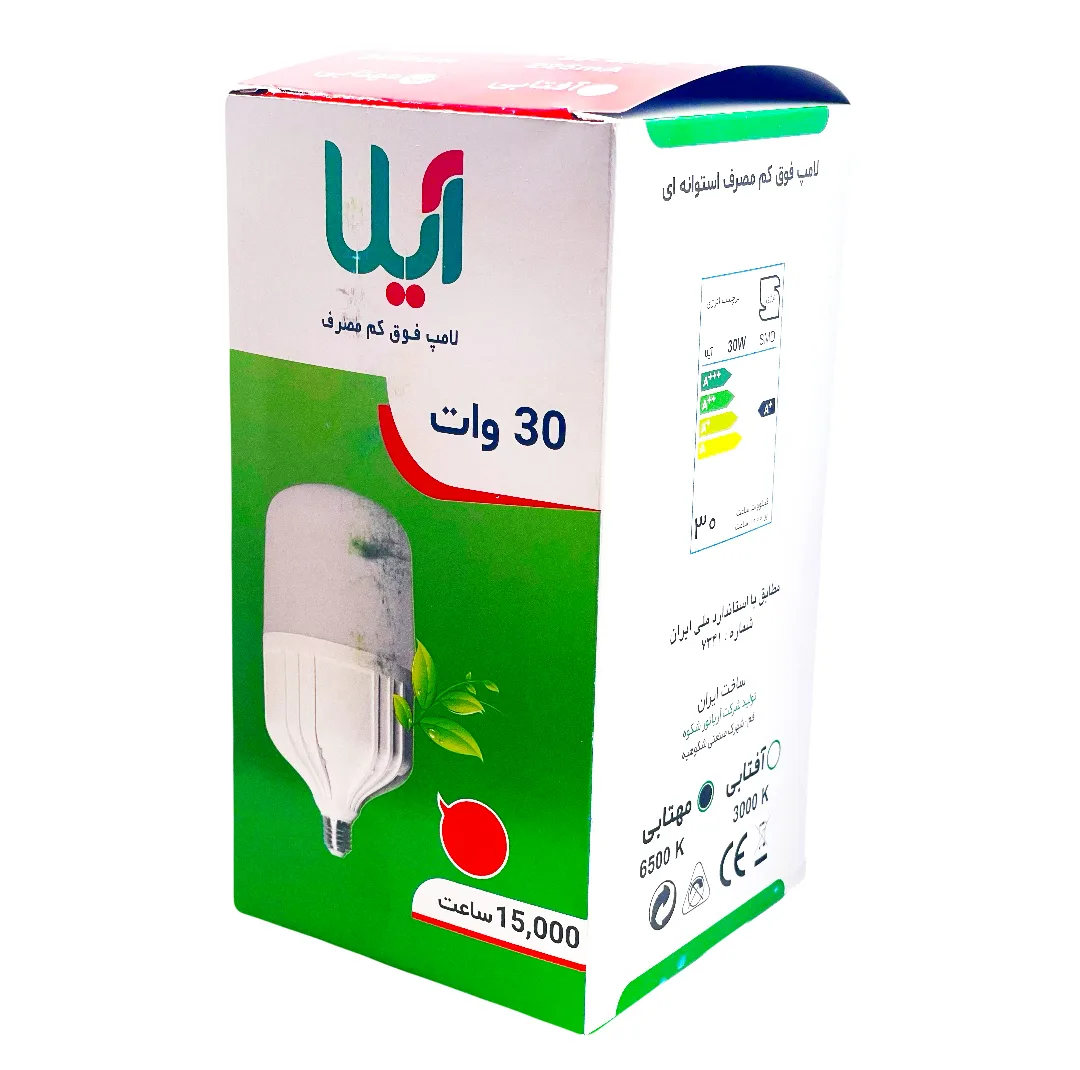 لامپ 30 وات آیلا مدل SMD پایه E27 بسته 4 عددی