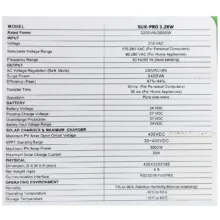 اینورتر خورشیدی سانکس سولار مدل SUX-PRO3.2KW ظرفیت 3200 وات