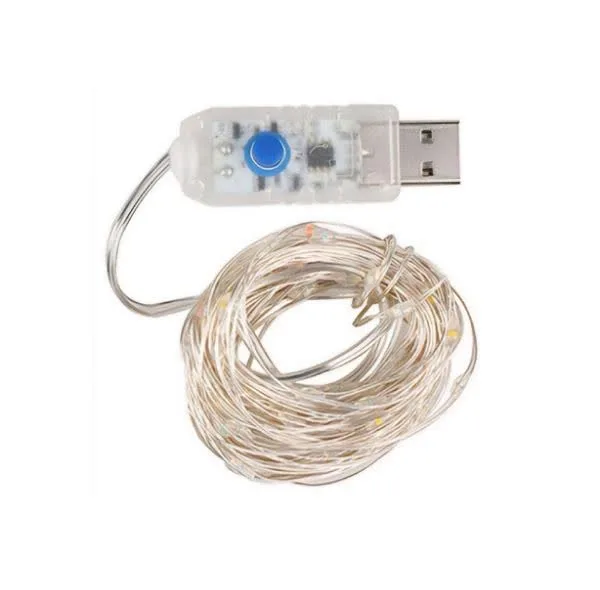 ریسه ال ای دی مدل مفتولی USB دار کد 345 طول 5 متر