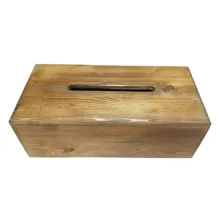 جعبه دستمال کاغذی مدل چوب روسی کد 05