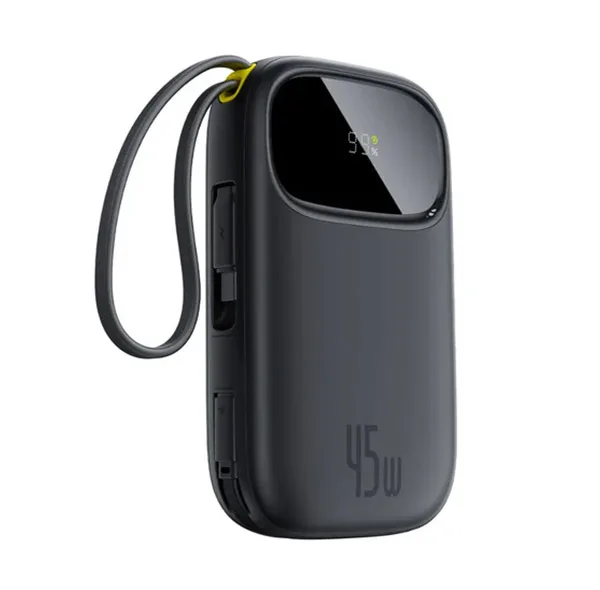 پاوربانک 45 وات بیسوس مدل EnerFill FC31 Qpow3 ظرفیت 20000 میلی‌آمپرساعت به همراه 2 عدد کابل لایتنینگ / USB-C