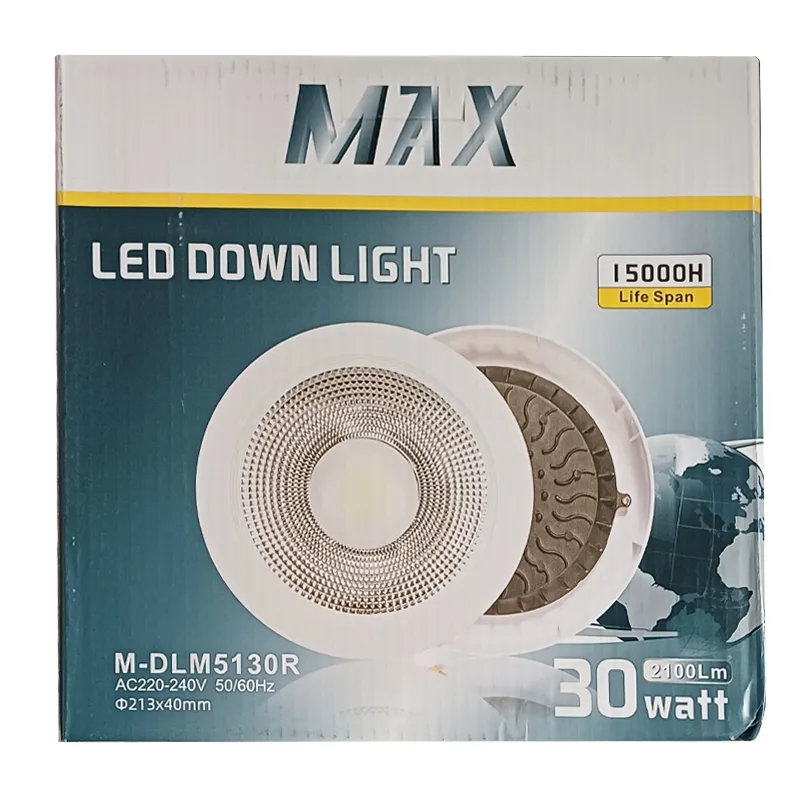 پنل ال ای دی سقفی 30 وات مکس مدل DLM5130R