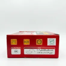 لنت ترمز عقب خودرو آسیا لنت مدل کفشکی دو جفت مناسب برای پژو 206 و رنو L9