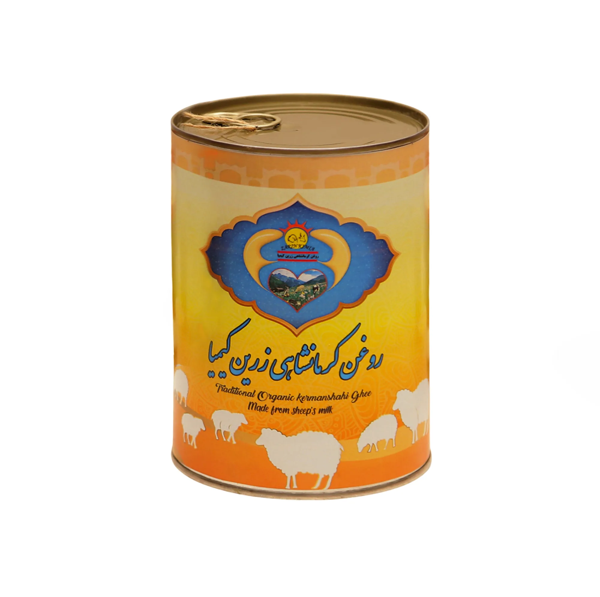 روغن کرمانشاهی گوسفندی زرین کیمیا - 800 گرم