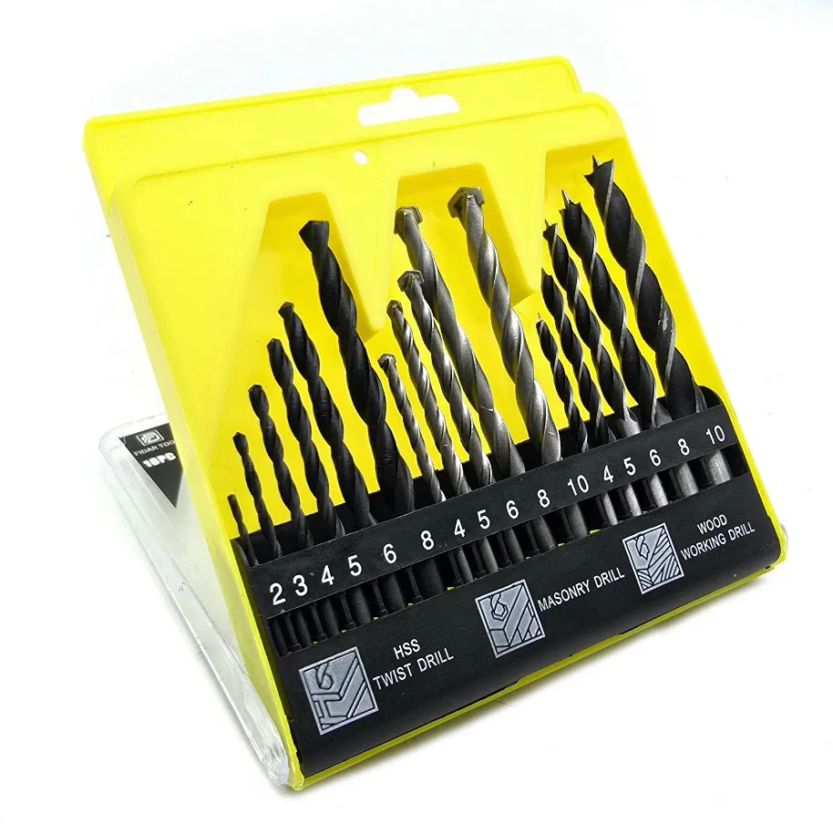مته دریل شارژی و برقی فیدار مدل HSS-16PCS مجموعه 16 عددی