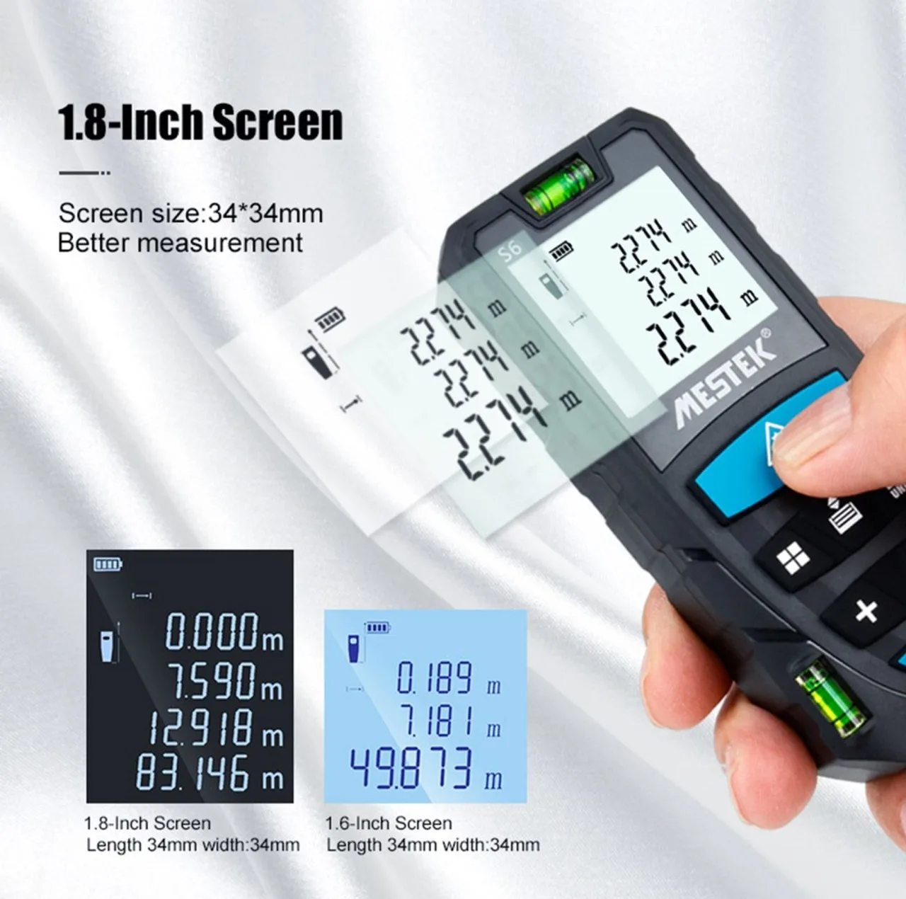متر لیزری دیجیتال مستک مدل S6 100M