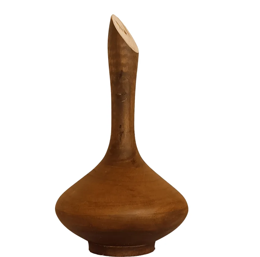 گلدان چوبی مدل سالونگ مجموعه 3 عددی