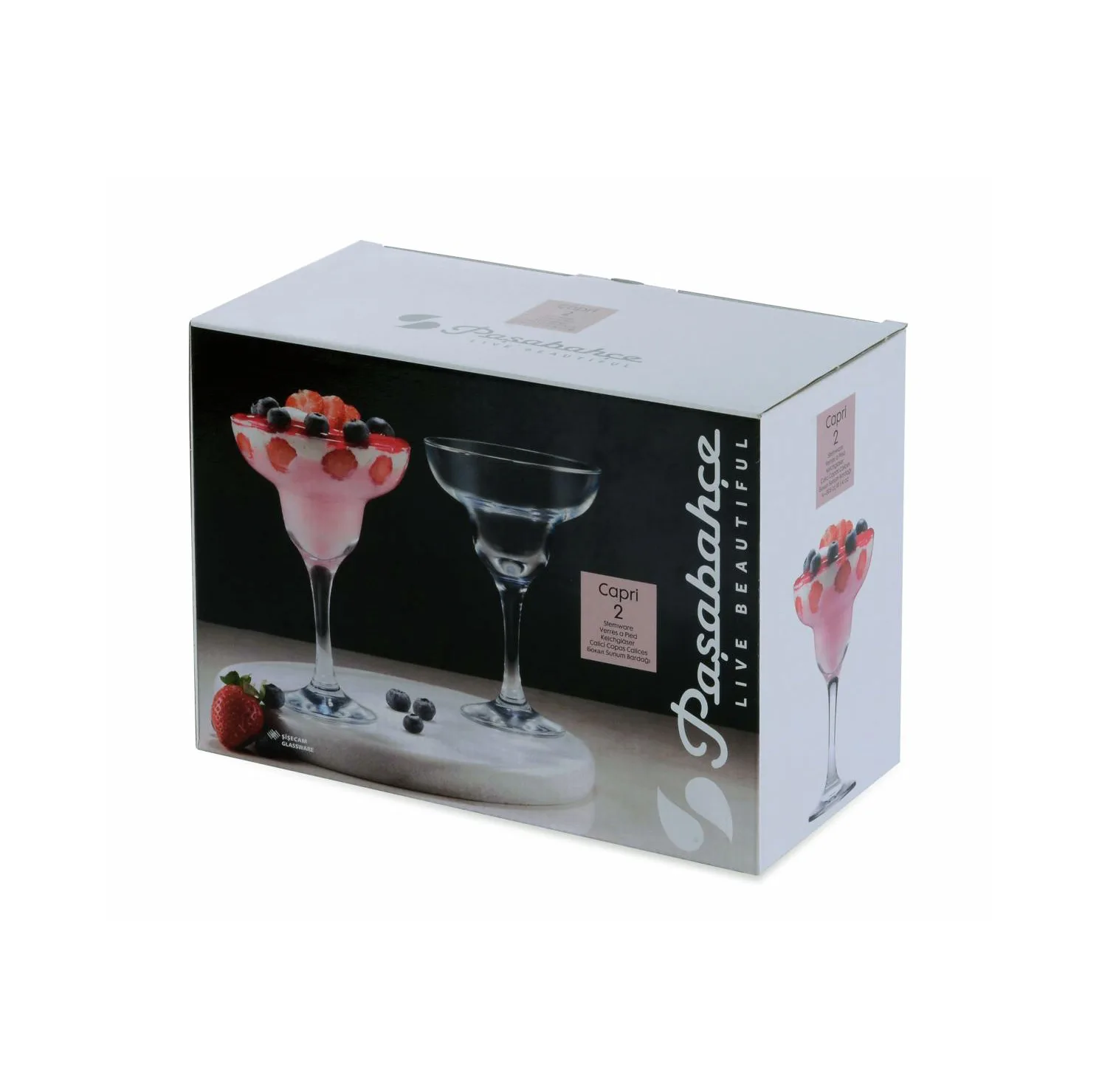 بستنی خوری پاشاباغچه مدل Capri کد 44386 بسته 2 عددی