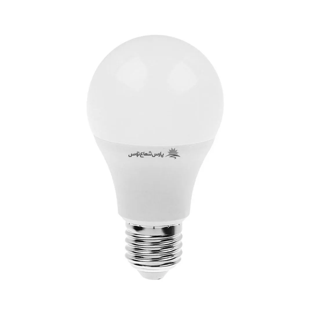 لامپ ال ای دی 9 وات پارس شعاع توس مدل حبابی پایه E27 بسته 10 عددی