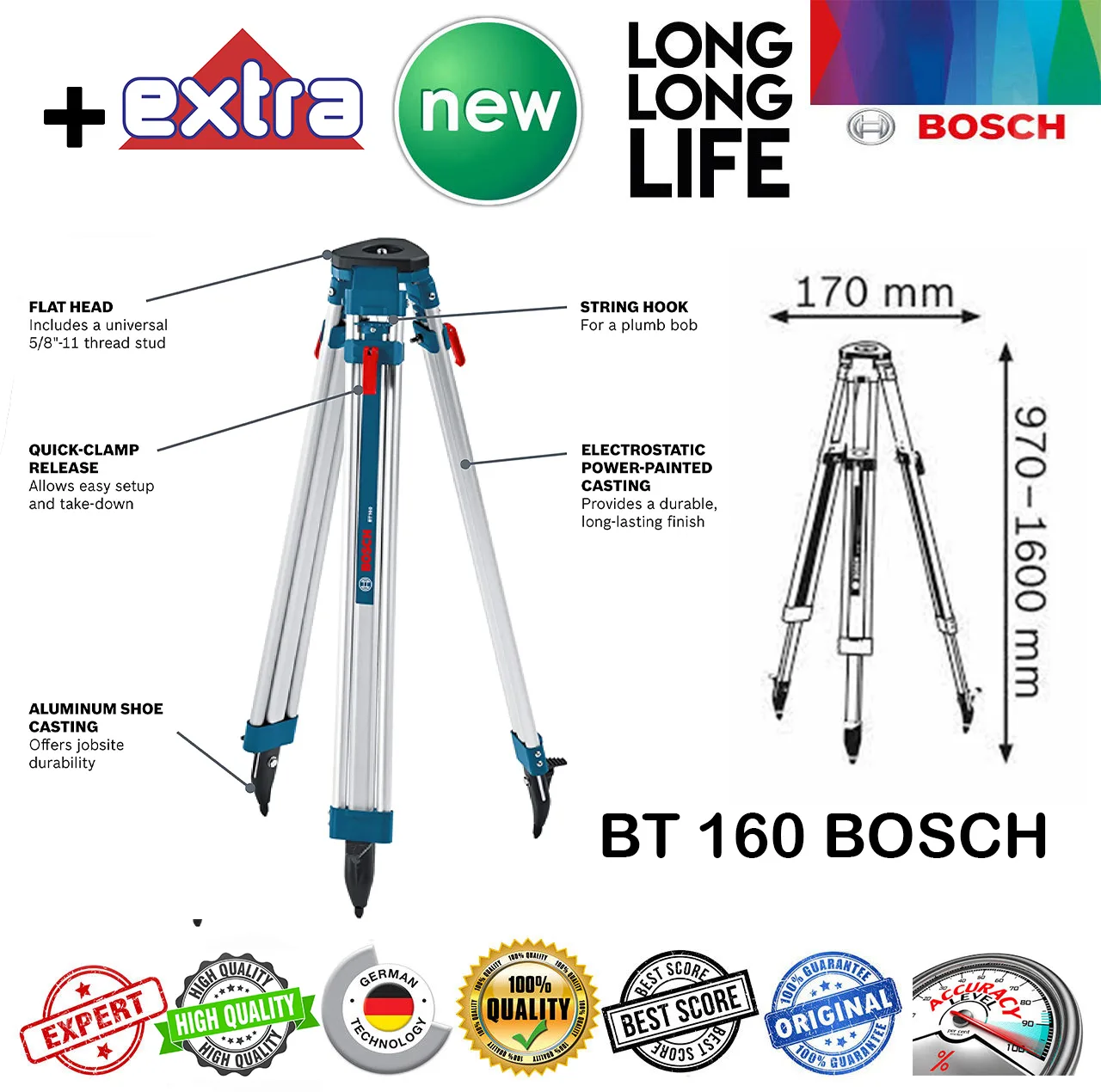دوربین ترازیاب بوش مدل GOL32 BT160 GR500