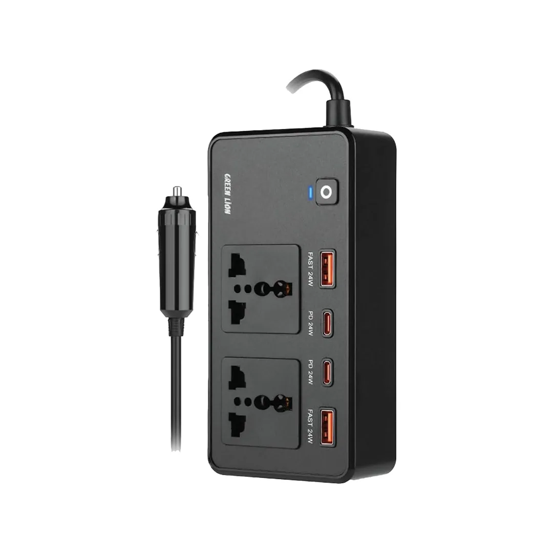 مبدل برق خودرو گرین لاین مدل CG-200 Car Inverter