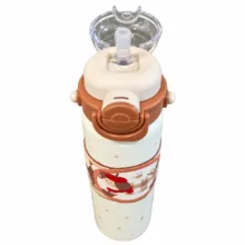 قمقمه کودک بوشنگ مدل دوحالته دسته دار Happy Puppy گنجایش 0.58 لیتر