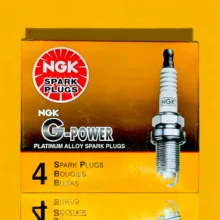 شمع سوزنی پایه کوتاه ان جی کی مدل BKR6EGP بسته 4 عددی
