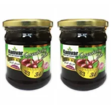 مربا آلبالو رژیمی بدون شکر کامور - 280 گرم بسته 2 عددی