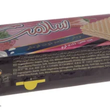 ویفر با طعم توت فرنگی سلامت - 160 گرم