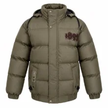 کاپشن مردانه باکسی چرم سیلیکونی کد Da-Km-Az-1895-SS-1008
