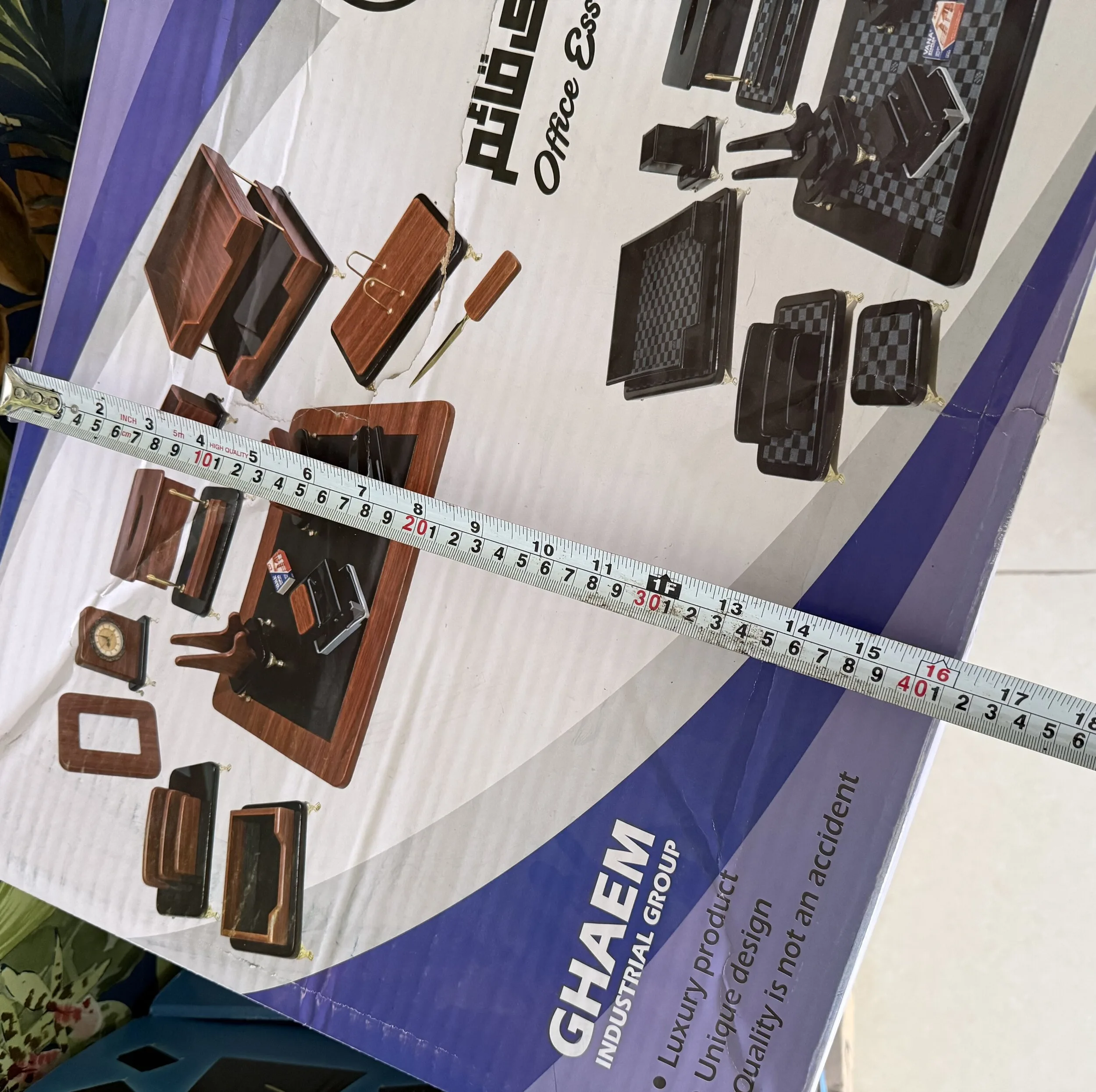ست ۹ تکه لوازم اداری رومیزی مدل پایه دار مدیریتی کد 510P