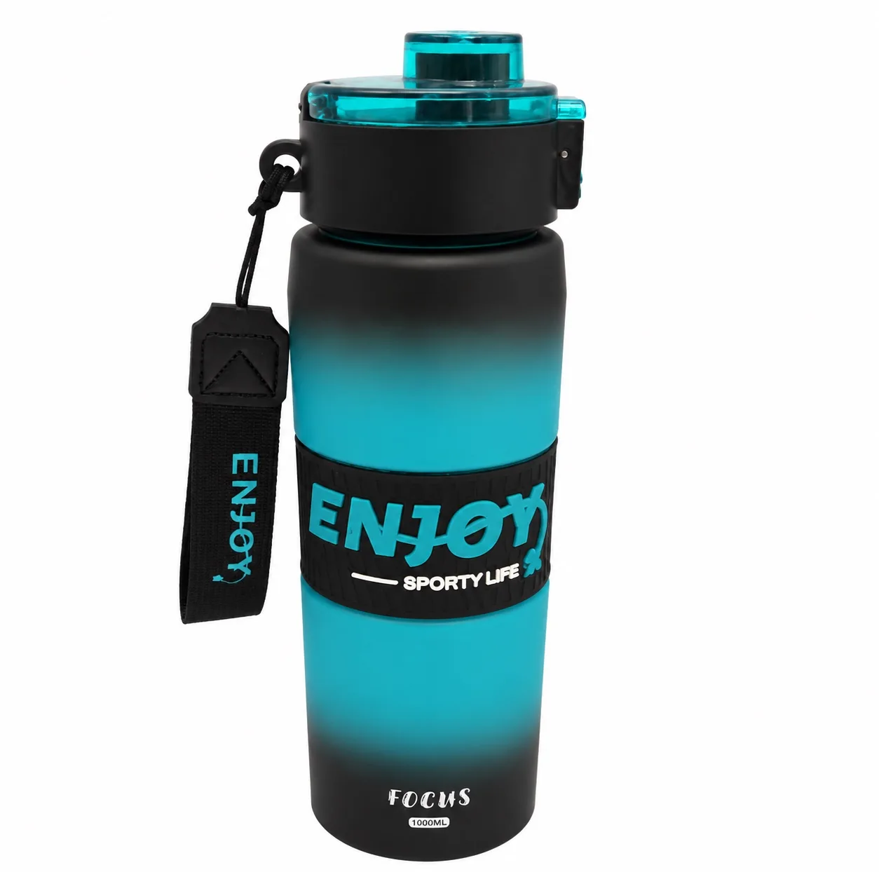 قمقمه ورزشی مدل Enjoy focus با درب ضامن دار گنجایش 0.1 لیتر