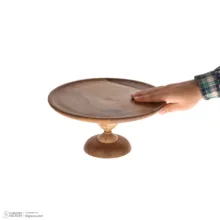 ظرف سرو کیک مدل پایه دار کد 002
