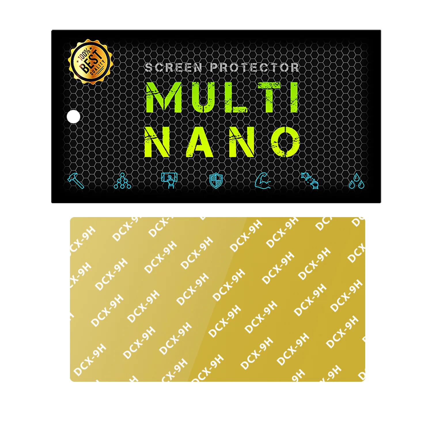 محافظ صفحه نمایش خودرو مولتی نانو مدل X-S2N مناسب برای مانیتور آریو بسته دو عددی