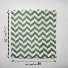 دستمال نظافت خودرو میلان مدل پولیشی زیگزال بسته 2 عددی