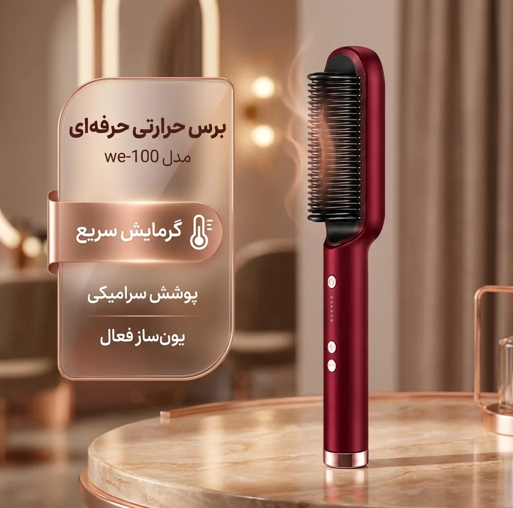برس حرارتی حرفه ای مدل we-100