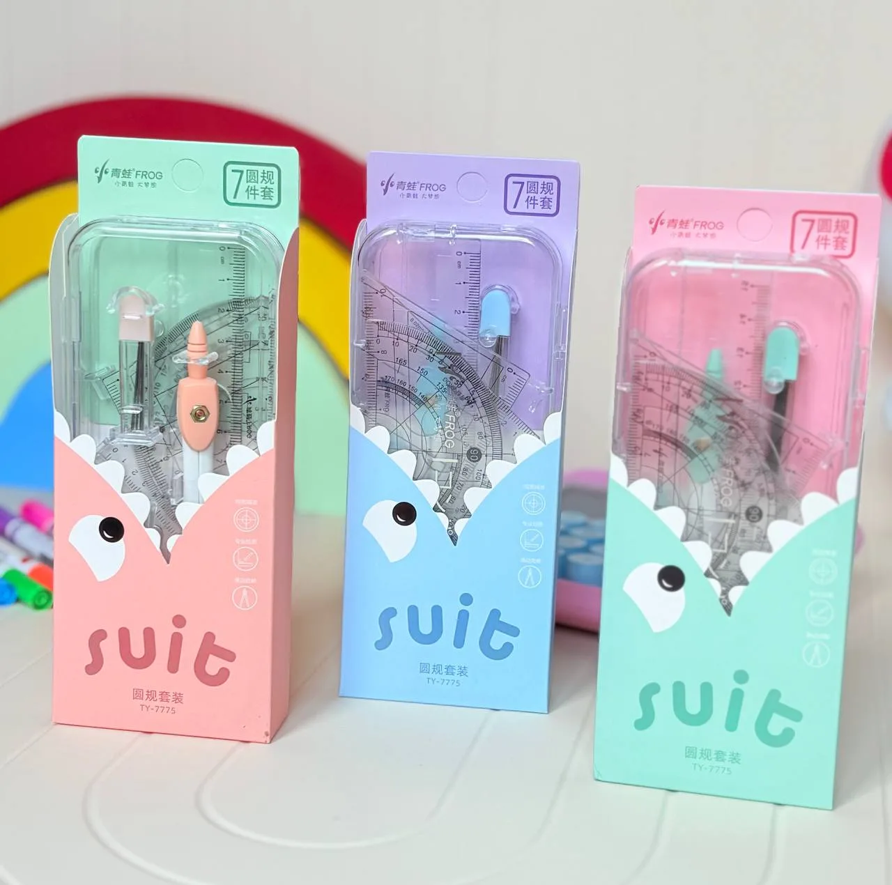 ست پرگار کد 002 مجموعه 7 عددی