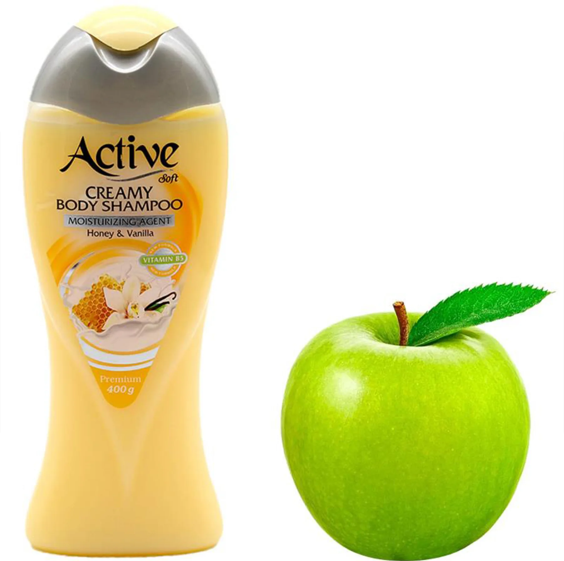 شامپو بدن کرمی اکتیو مدل Vanilla And Honey مقدار 400 گرم