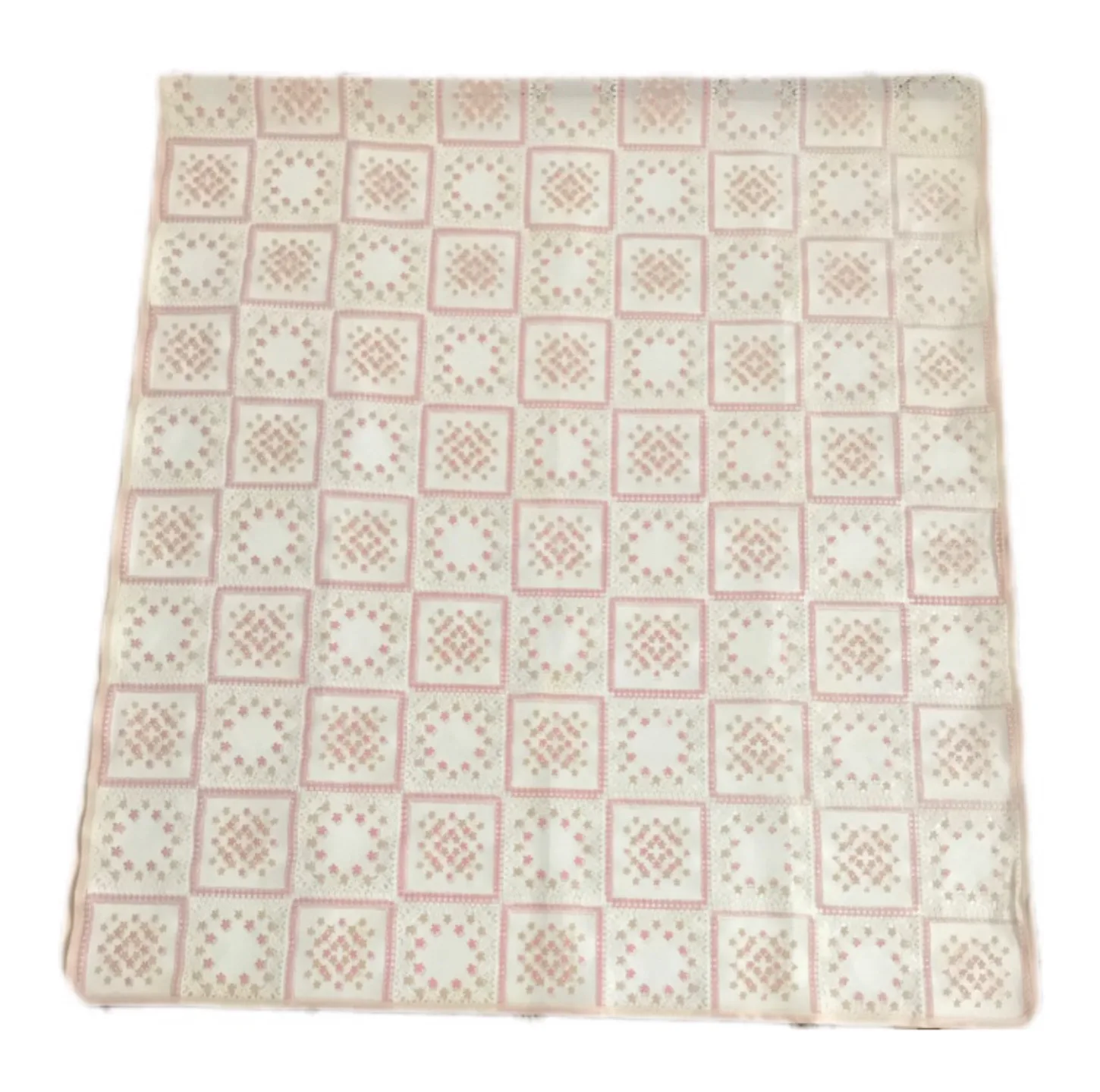 سفره 4 نفره مدل رویال طرح گیپور کد 05 سایز 100×100 سانتی متر