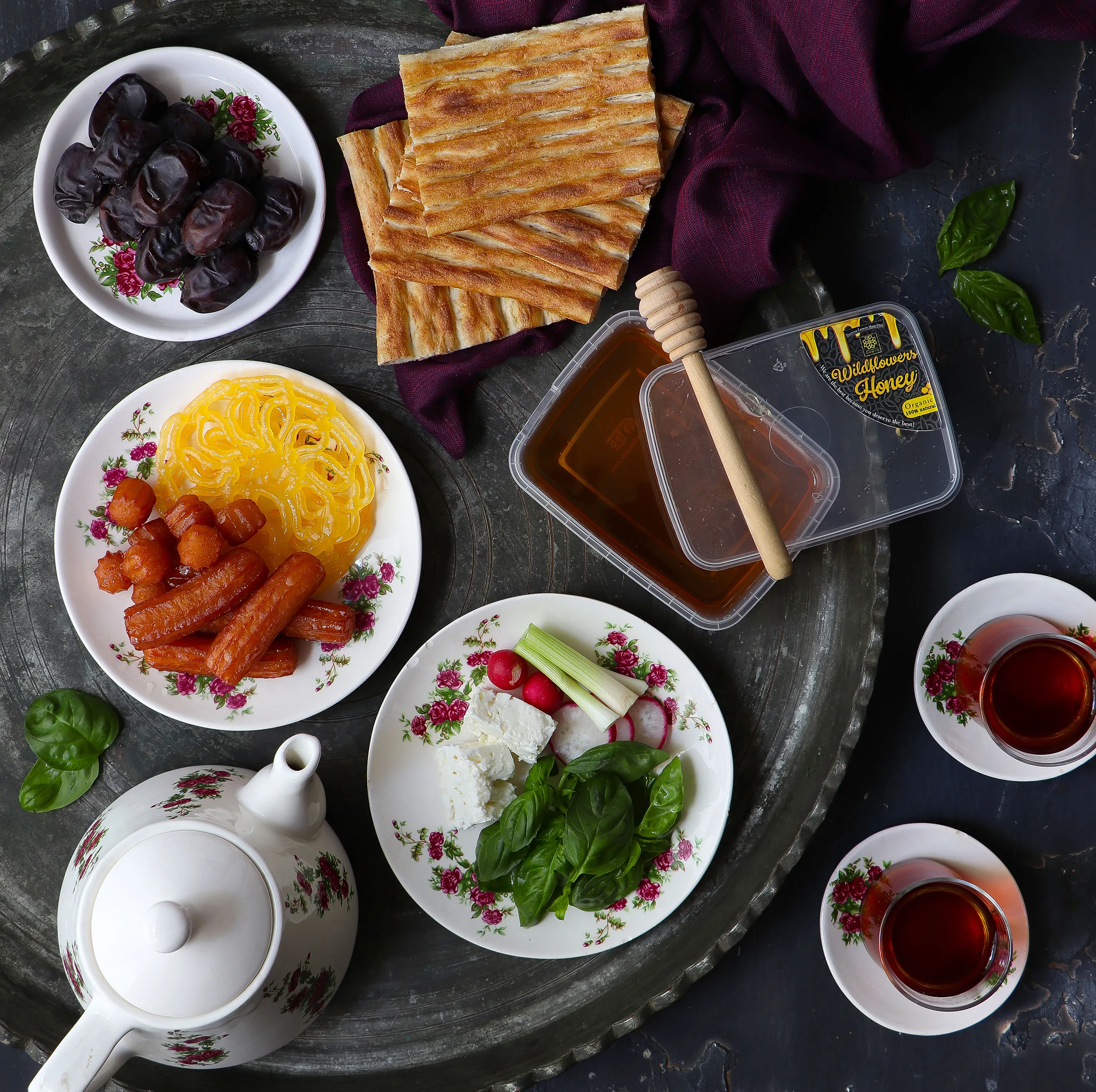 عسل طبیعی گلهای وحشی شهد روشنی - 500 گرم