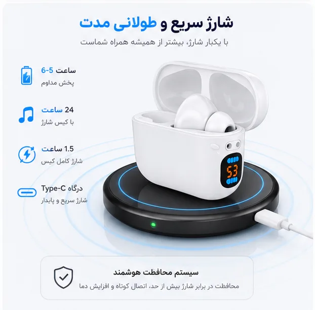 هدفون بلوتوثی مدل TWS