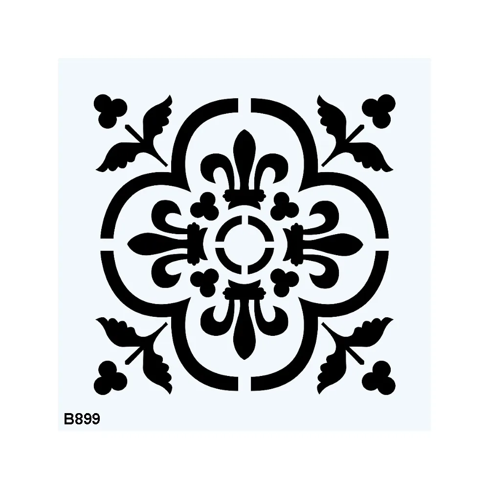 شابلون طرح داماسک کد B899-20